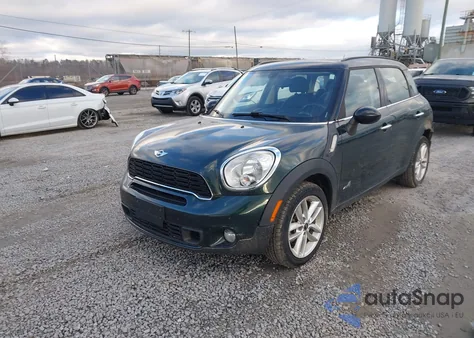 2014 Mini Countryman Cooper S из США, поврежденный, VIN WMWZC5C5XEWP37372